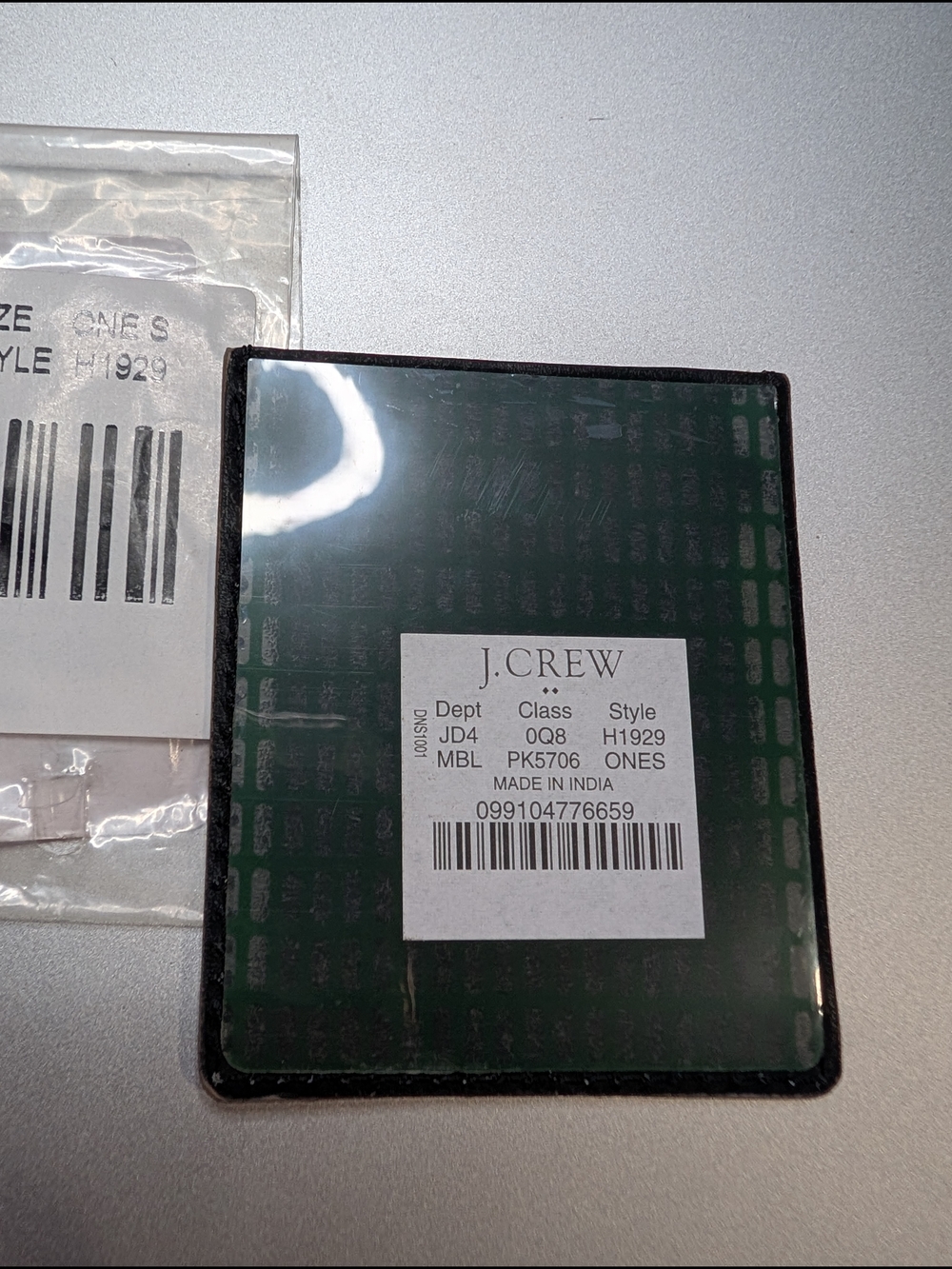 J. Crew Gold Colored Card Holder - Picture 2 of 2